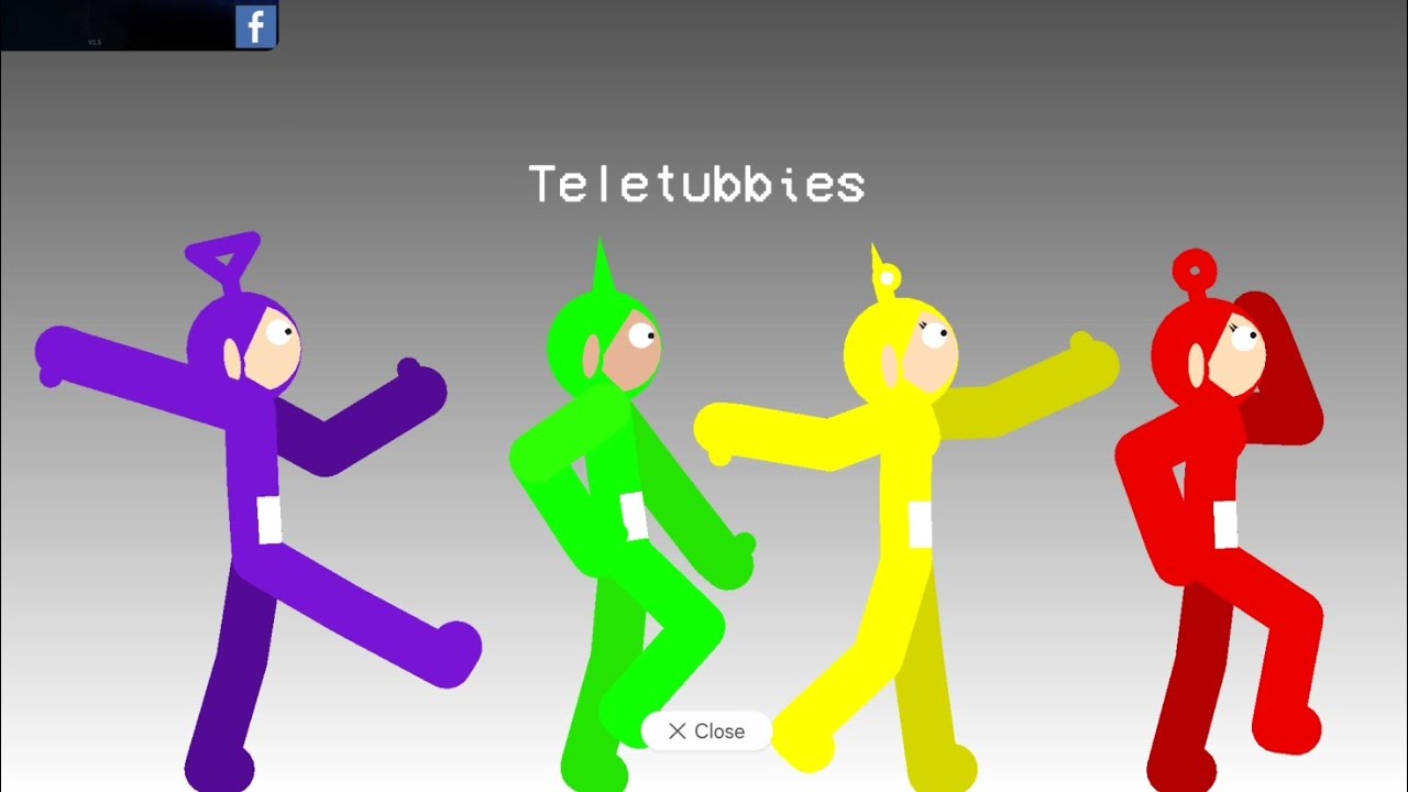 Slendytubbies 2D Song Teletubbies (Stick Nodes)