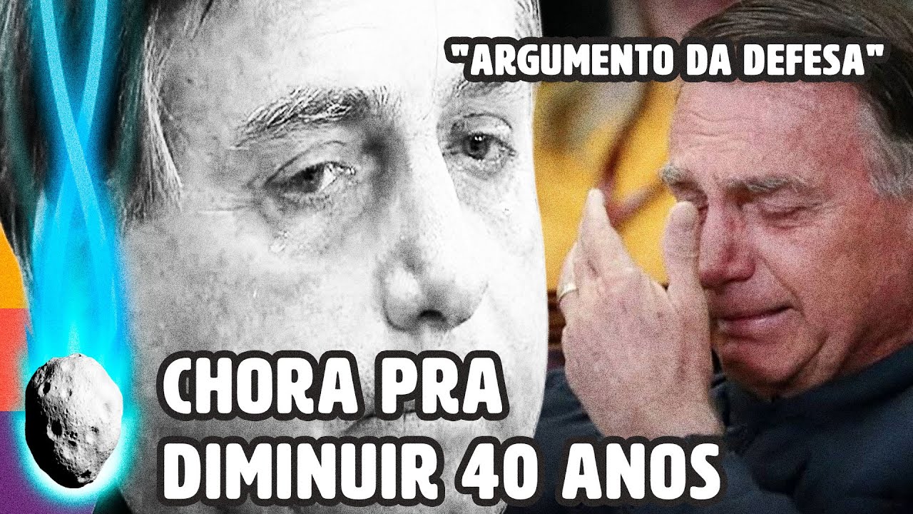 BOLSONARO CHORA E SUA DEFESA TENTA DIMINUIR OS 40 ANOS DE CANA! | PLANTÃO