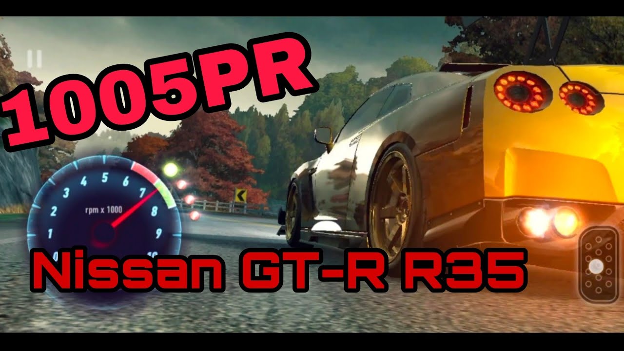 NFS No Limits Nissan GT-R R35 with 1005PR