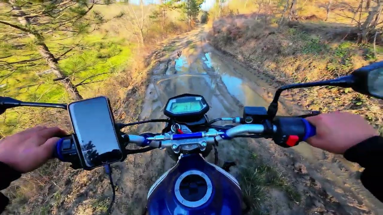 HERO XPULSE4V traktör yollarında harika | uludağ manzaralı orman yolları.
