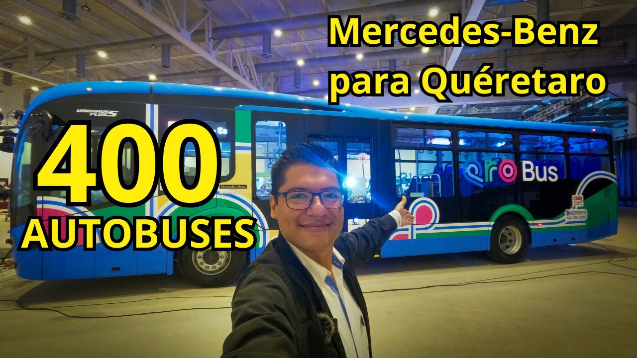 Así son los NUEVOS AUTOBUSES para QROBUS