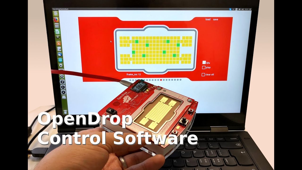 Control Software for OpenDrop V3 Digital Microfluidics Platform