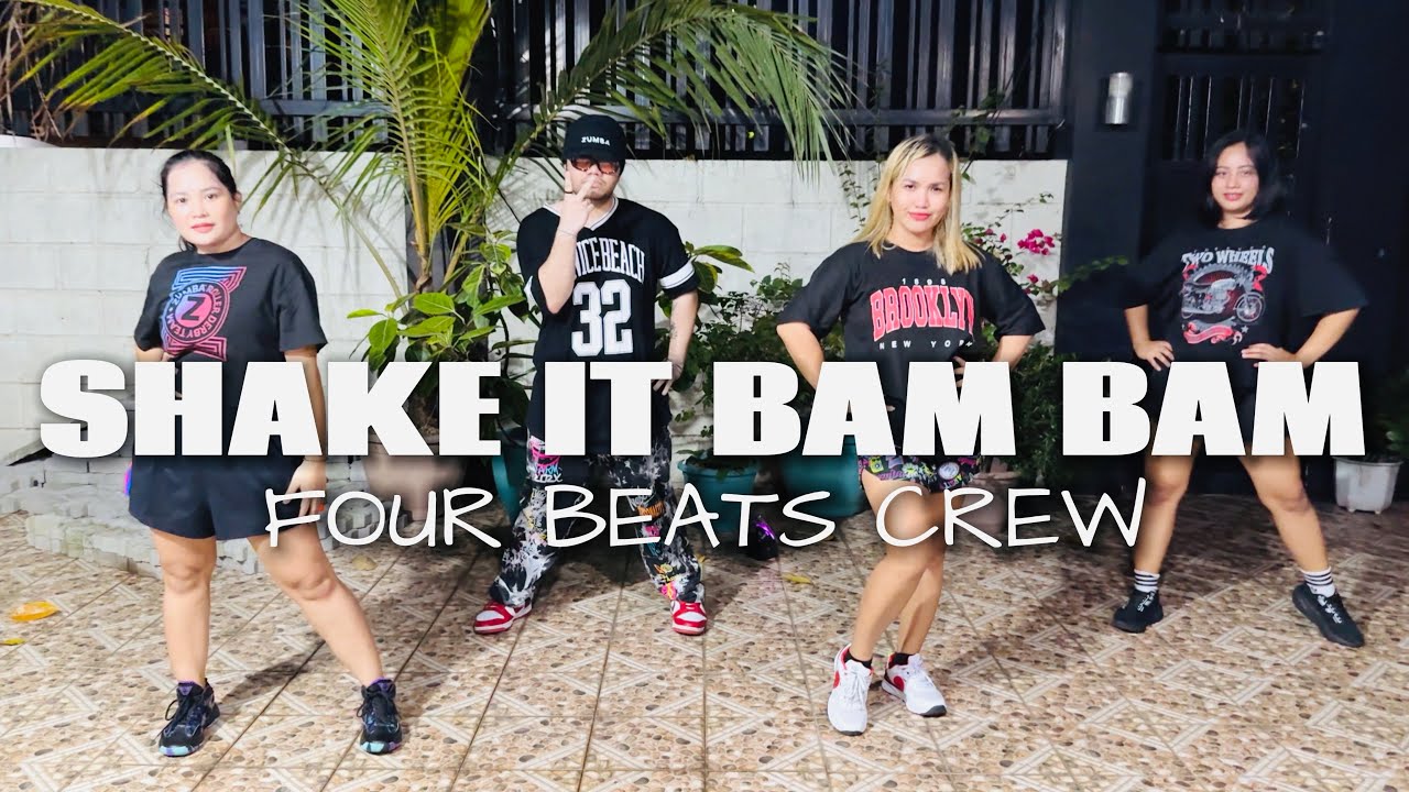 SHAKE IT BAM BAM - Dj Rk Kent x Dj Paul Bigata Remix | TikTok Dance Trend | Zumba | Four Beats Crew 