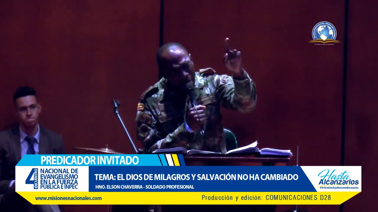 El Dios de milagros y salvación no ha cambiado - Soldado Elson Chaverra