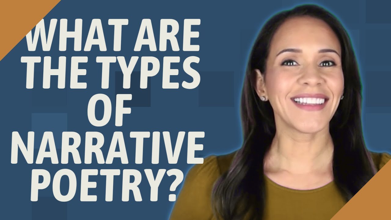 What are the types of narrative poetry?