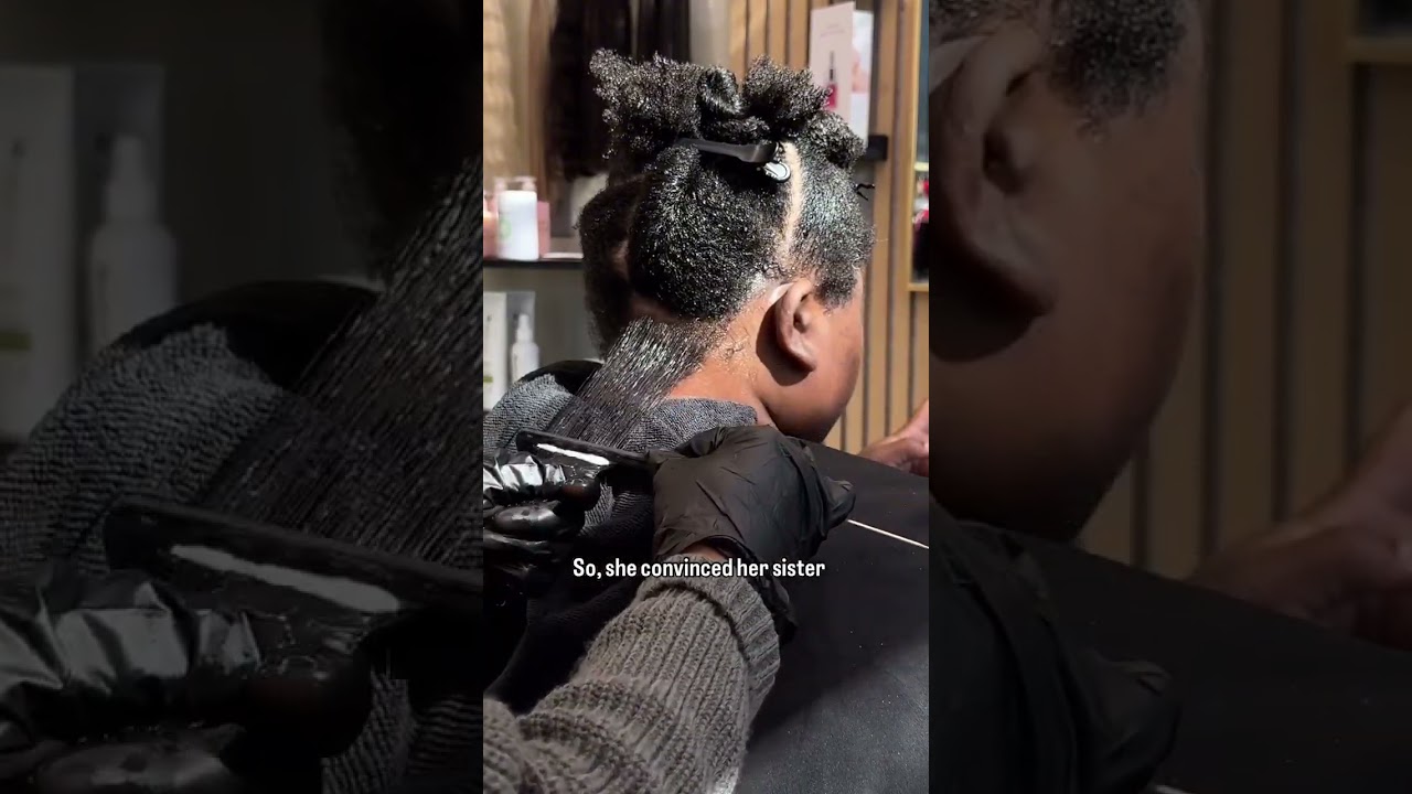 Caption: 🔥 The thickest, longest 4C transformation yet! 🔥 My client LOVES her coils, but at-home