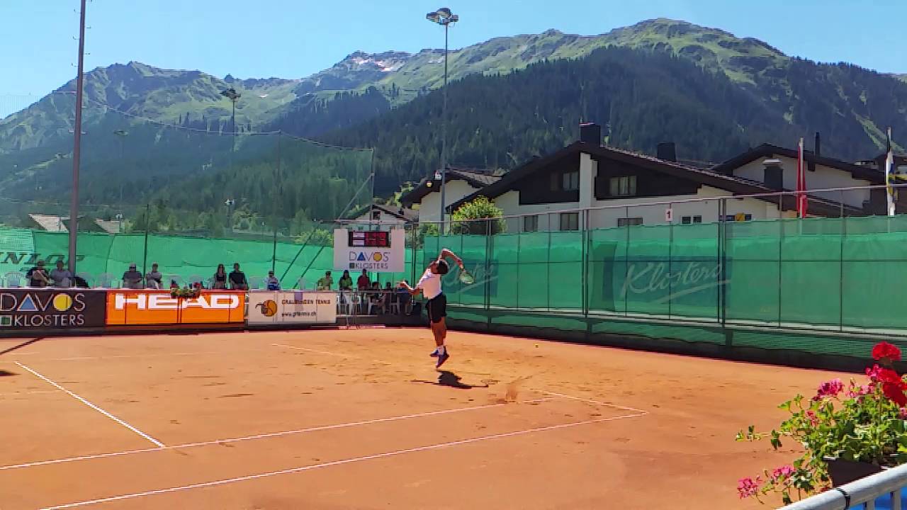 Marko Osmakcic (*1998 / SUI) - 2nd serve point - 2016 European Junior Tennis Championships U 18