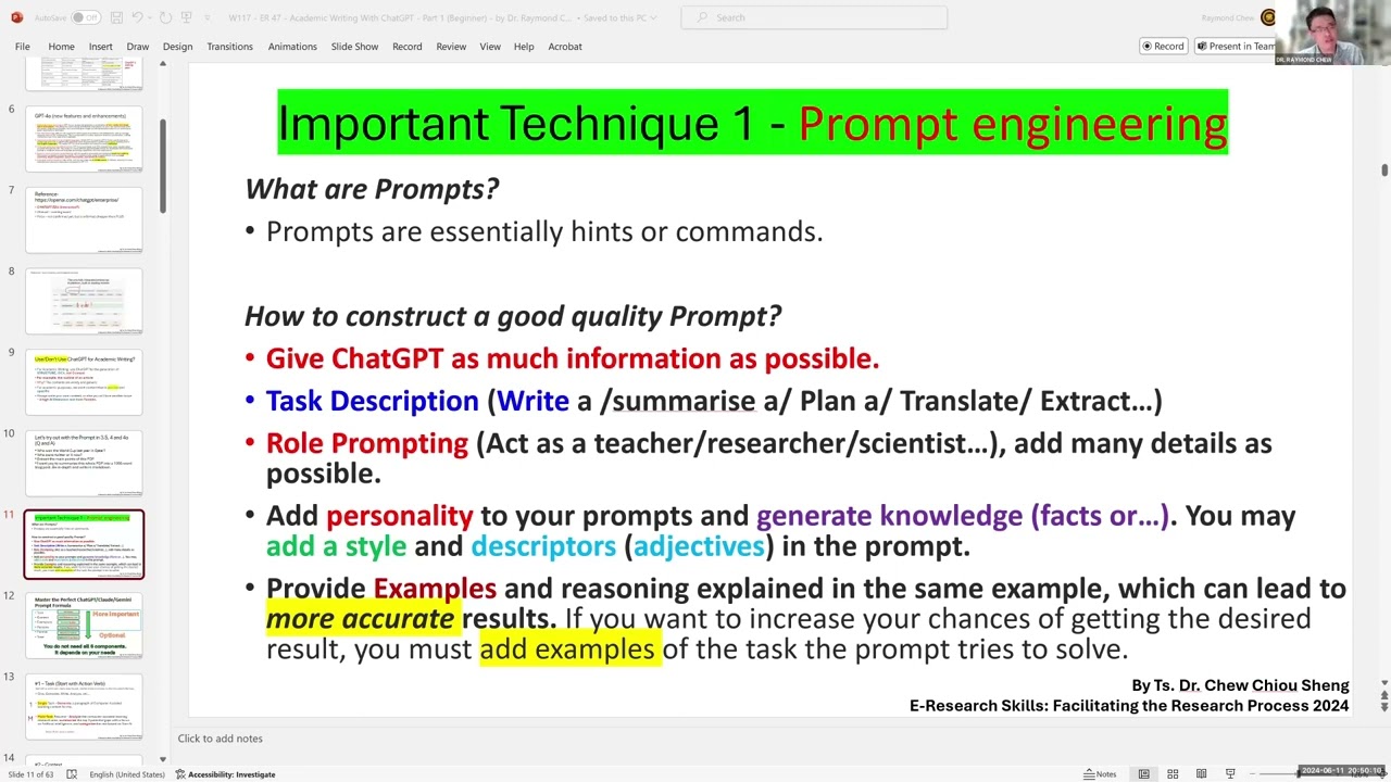 Academic Writing with ChatGPT (Part 1 - Beginner)
