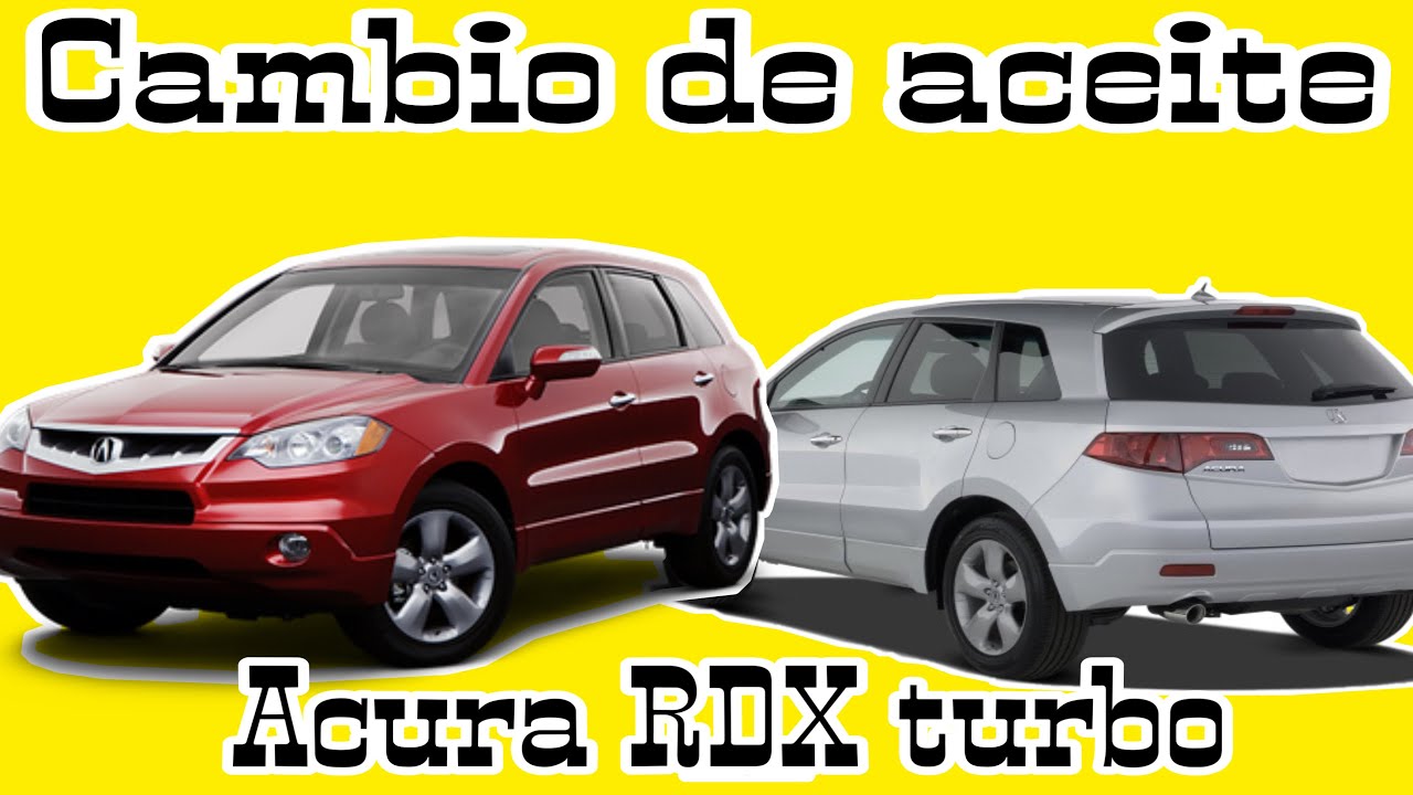 Como cambiar el aceite a un ACURA RDX turbo