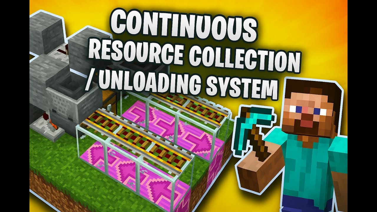 Continuous resource collection / unloading system