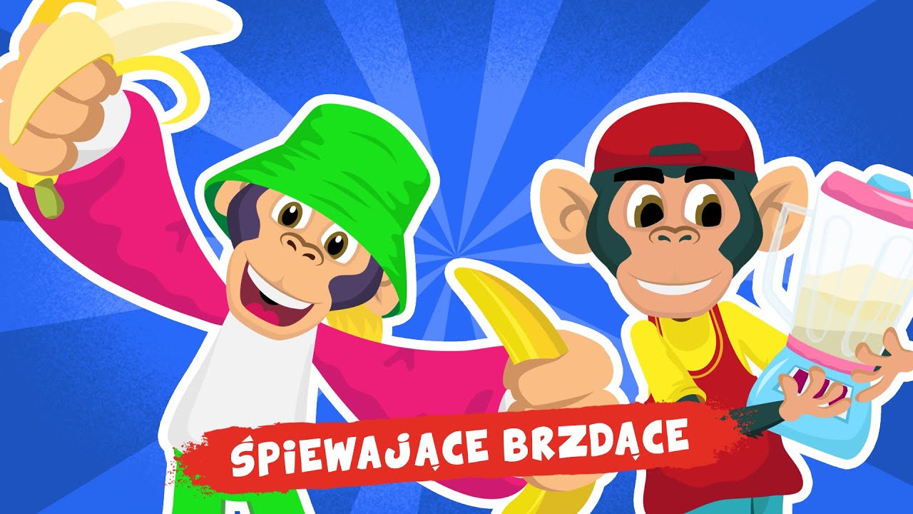Śpiewające Brzdące - Bananowa piosenka - Piosenki dla dzieci 🍌🍌🍌