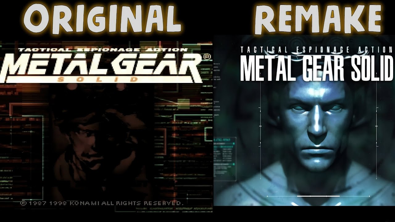 Metal Gear Solid ORIGINAL vs REMAKE (Intro)