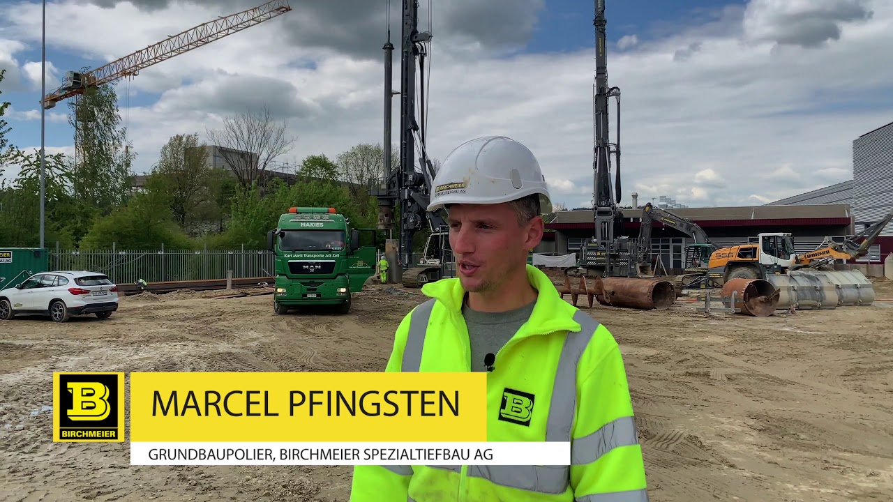 Birchmeier Spezialtiefbau AG - Baustelle Galliker, Nebikon