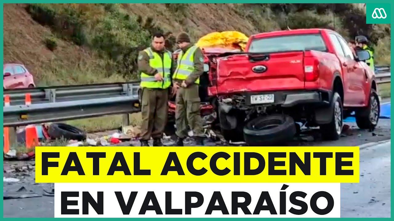 4 fallecidos en fatal choque en Valparaíso: Conductor habría estado bajo los efectos del alcohol