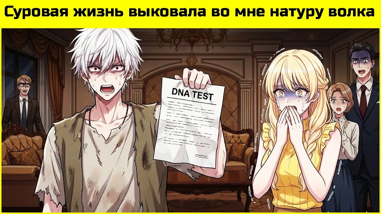 ДНК ТЕСТ шокировал семью! Настоящий Сын ВЕРНУЛСЯ из Трущоб... | пересказ манхвы
