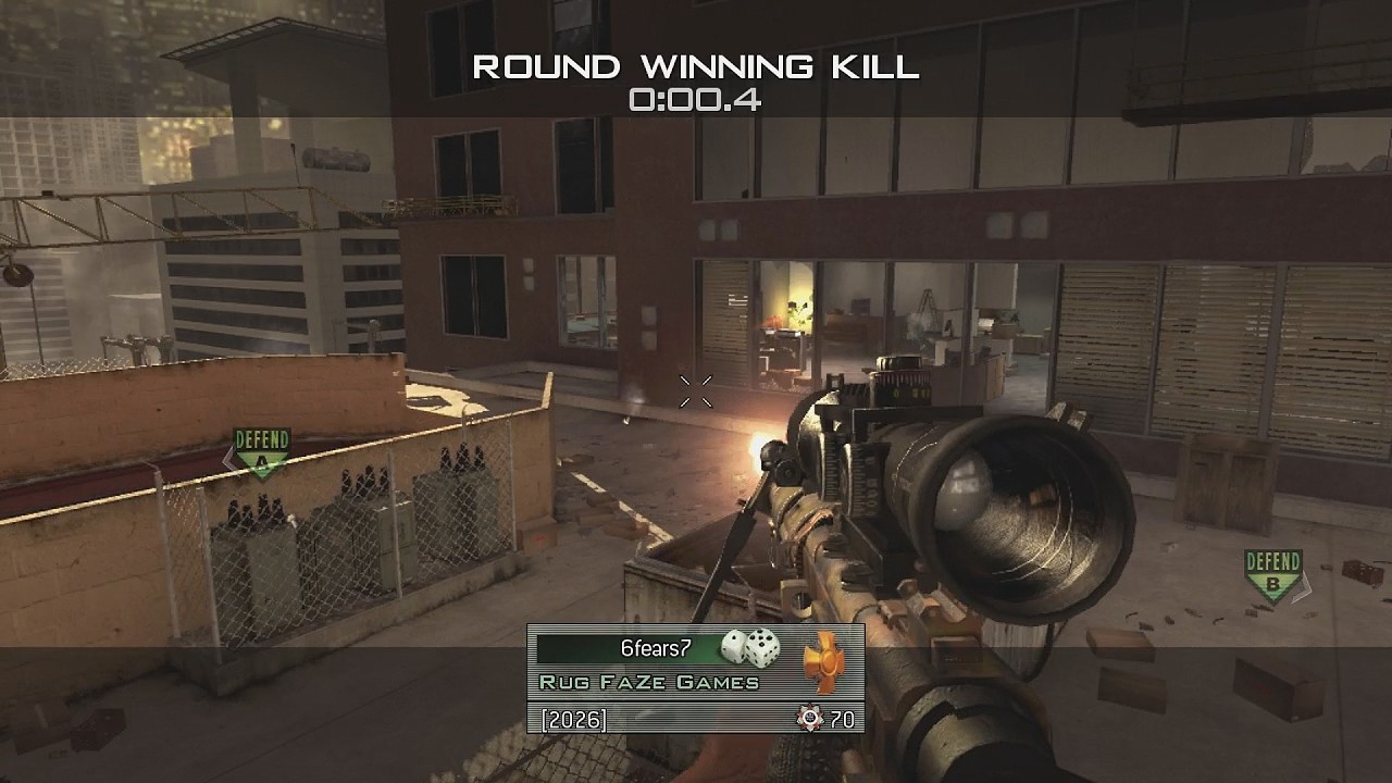 FaZe Rug и Whiteboy7thst демонстрируют трюковые удары в MW2 в 2026 году.