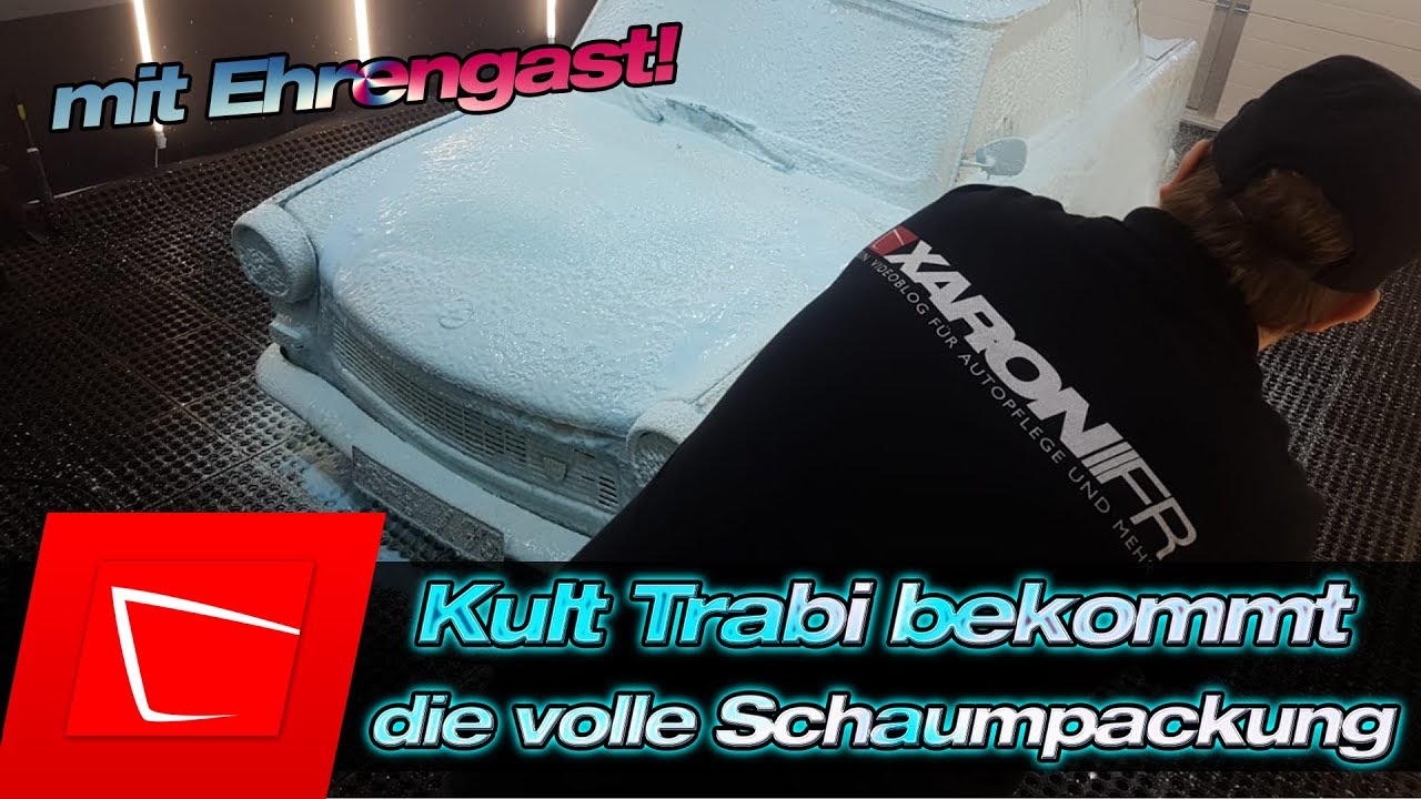 🛁Trabi waschen! Trabant P601 - ein alter Bekannter und das etwas andere Waschvideo :-) Teil 1