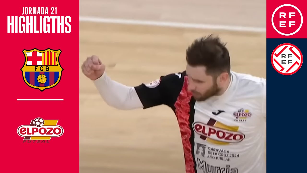 Resumen #PrimeraDivisiónFS | Barça 2-3 ElPozo Murcia Costa Cálida | Jornada 21