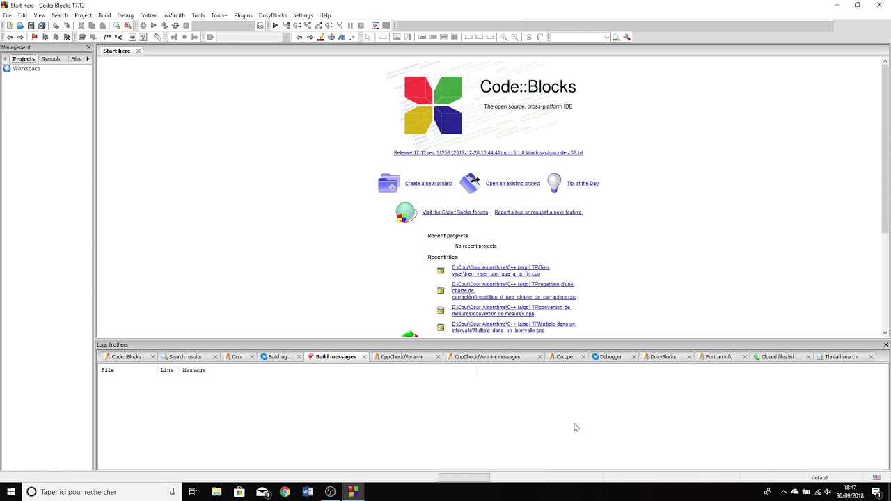 Installation de code block | Episode 1 programmation en C