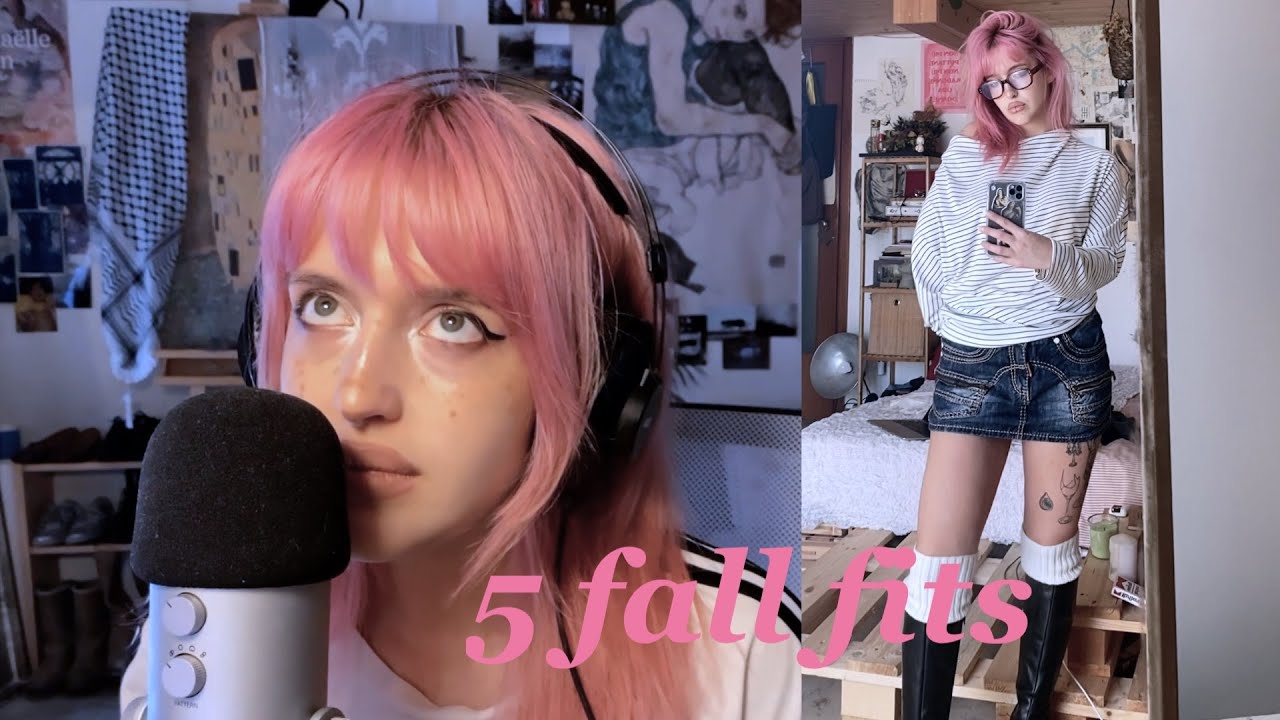 ASMR ITA 😴 una settimana di outfit autunnali🍁🍂