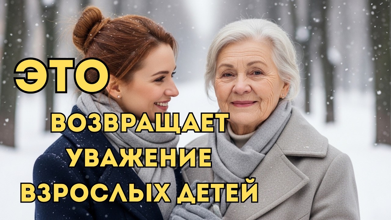 ЭТО  возвращает уважение взрослых детей быстрее всего !