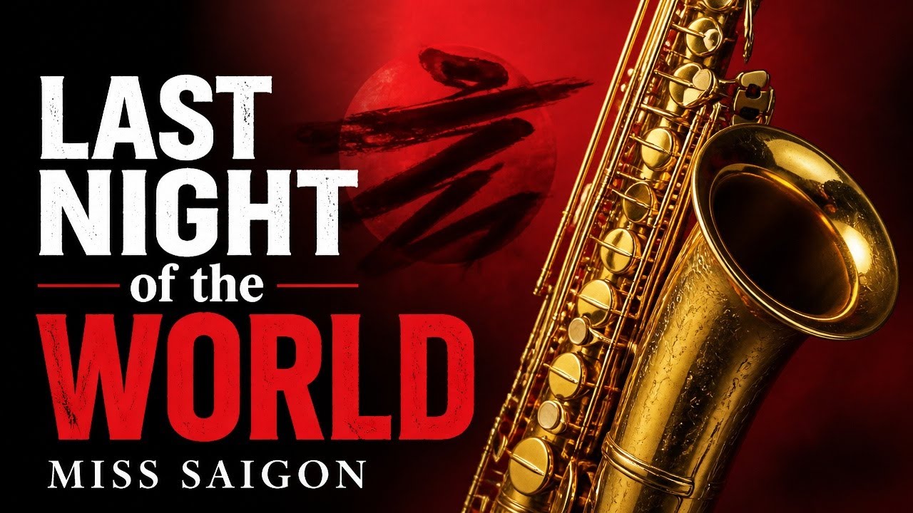 Miss Saigon Last Night of the World Saxophone Sheet Music Play-along
