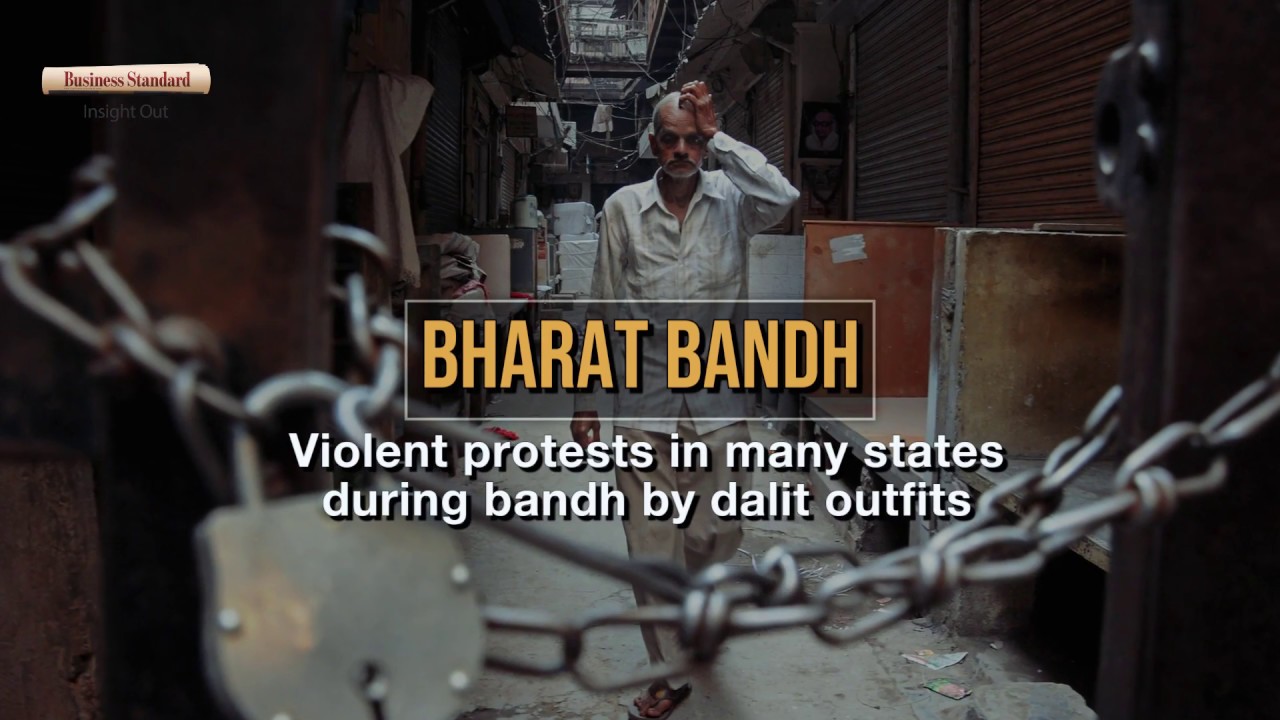 Bharat Bandh: Violent protests in many states during bandh by dalit outfits
