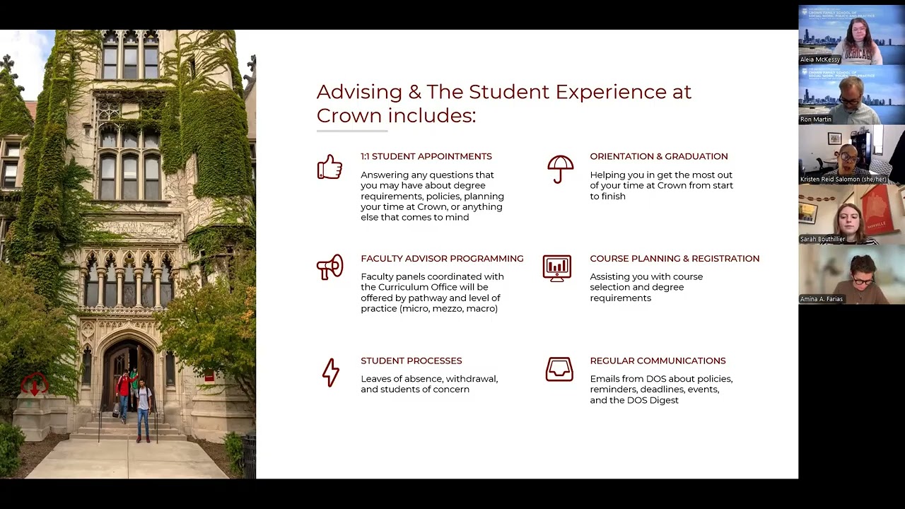 Information Session: Dean of Students Overview