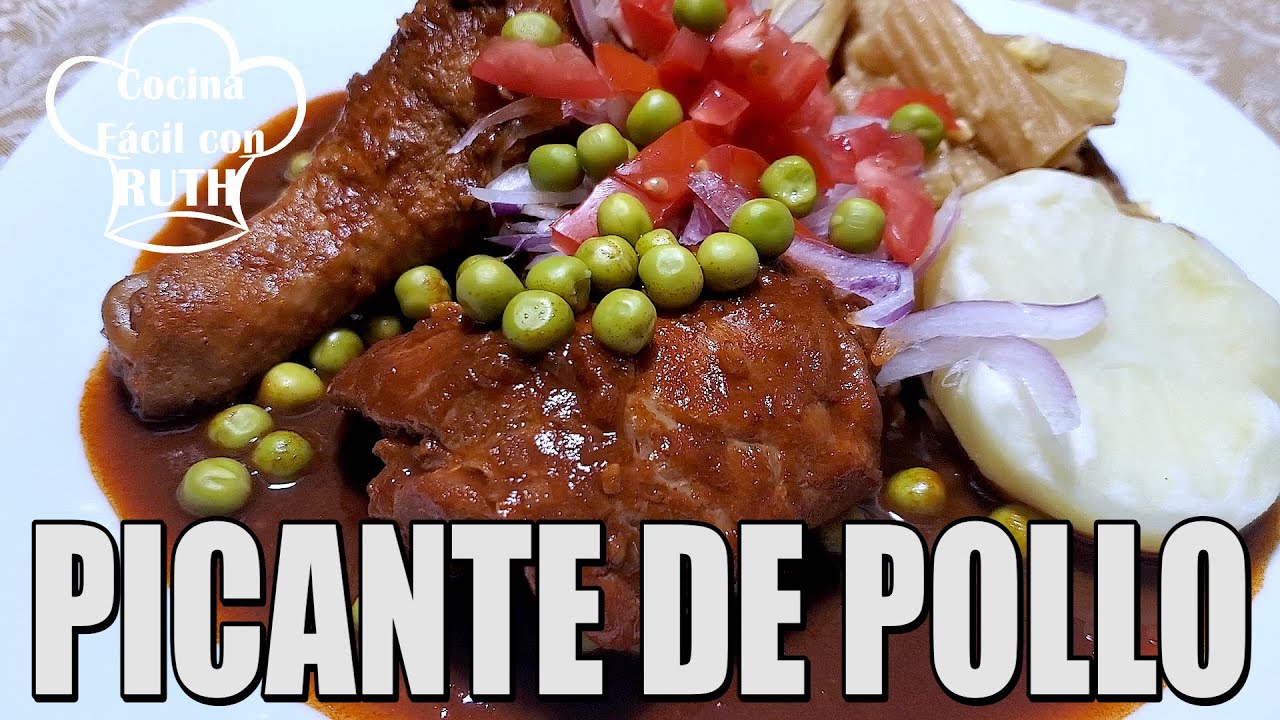 PICANTE DE POLLO CON FIDEO ¡¡Delicioso y fácil de hacer!!