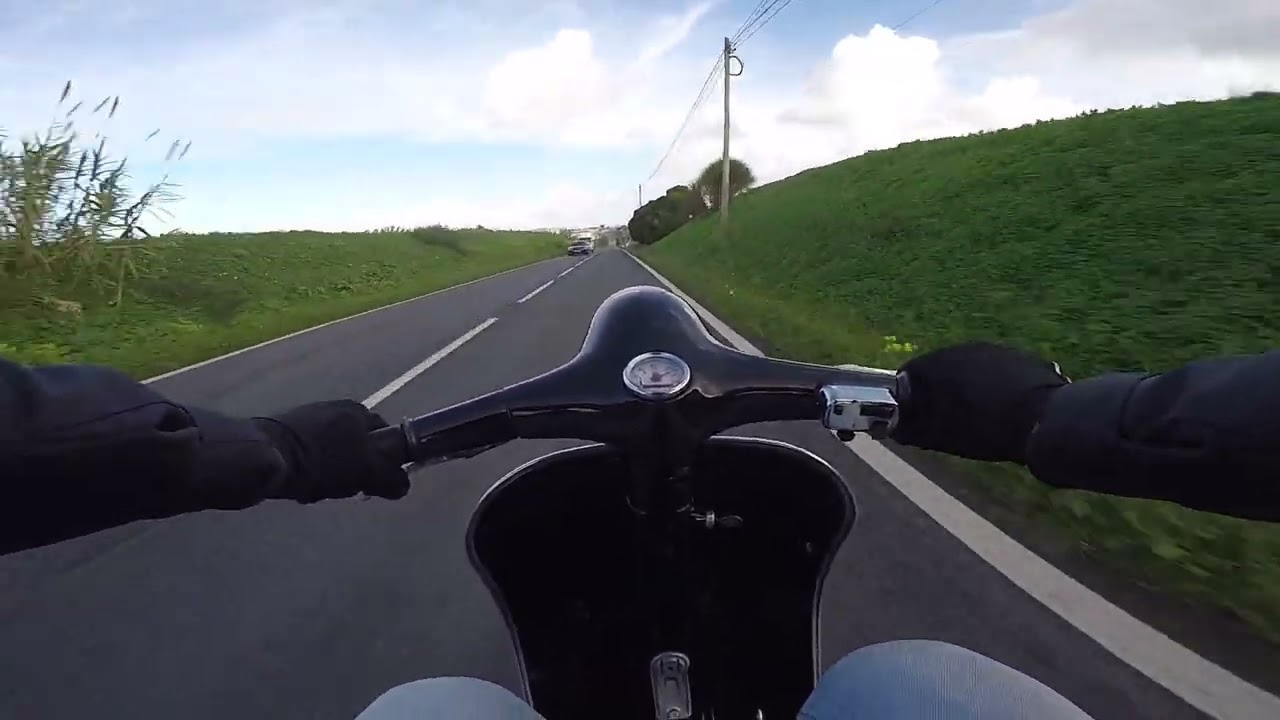 Vespa 50S , primeiros kilometros. pt1