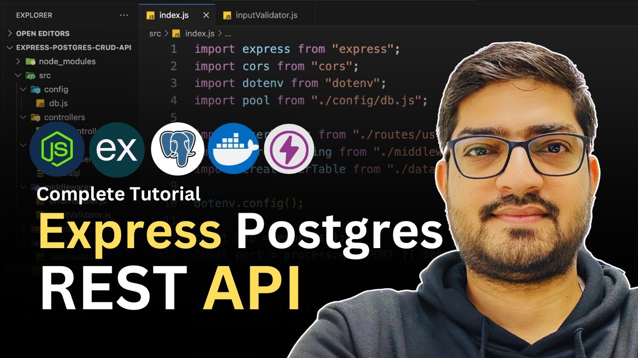 Создайте CRUD Rest API с помощью Node.js, Express, PostgreSQL и Docker