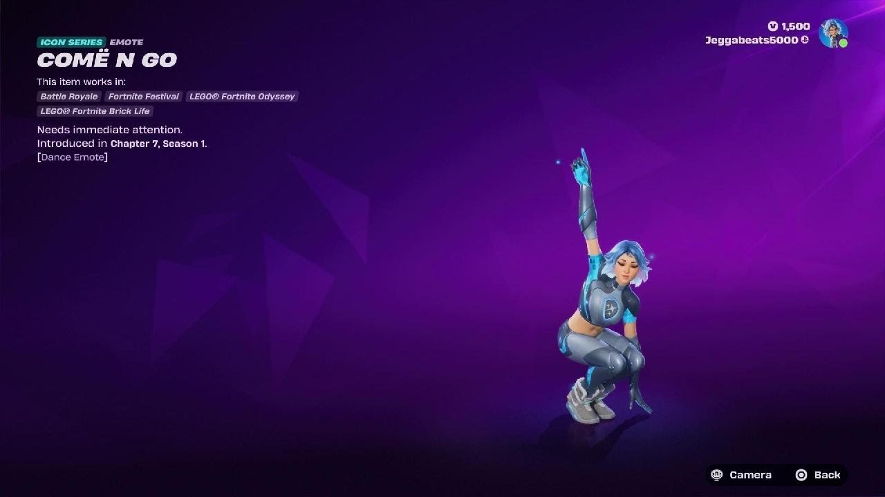 FortniteEmotes whith  light rider