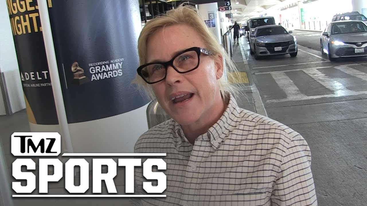 Patricia Arquette Says David's Wrestling Career Scares Her, But He Loves It! | TMZ Sports