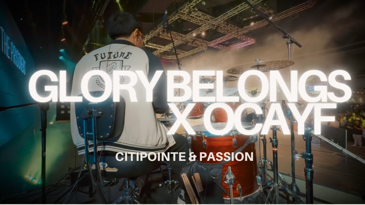 Glory belongs x O Come All Ye Faithful (His Name) - Citipointe & Passion | DrumCam