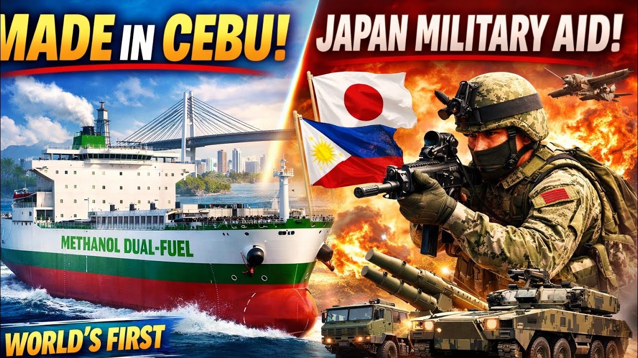 MADE IN CEBU, FIRST IN THE WORLD METHANOL DUAL FUELLED BULK CARRIER, JAPAN NAGBIGAY NG MILITARY AID