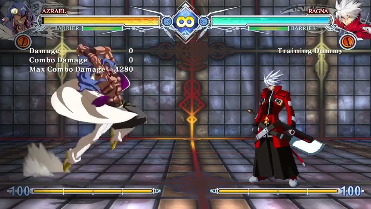 Beginner BBCF Azrael combos I wish I had when I was starting on week 1