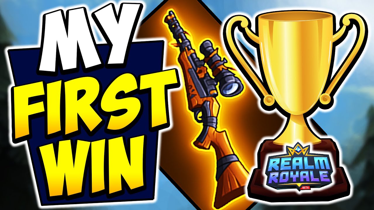 Моя ПЕРВАЯ ПОБЕДА над профессионалами | Соревновательный режим Realm Royale