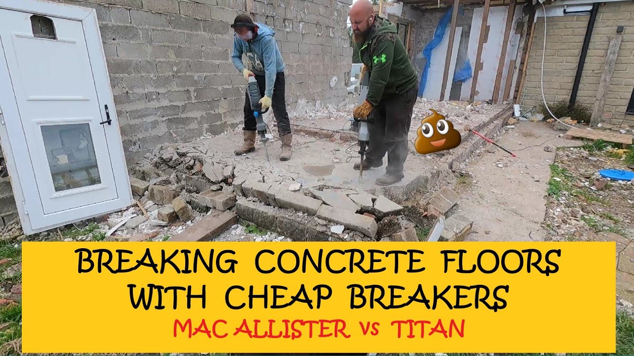 Day 1 - breaking concrete floors and a review of the MAC ALLISTER MSBR1700-A breaker
