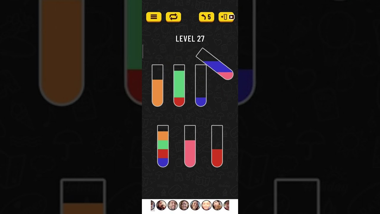 Water sort puzzle level 27