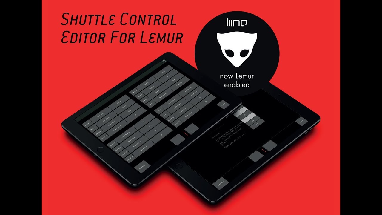 Shuttle Control editor for Lemur