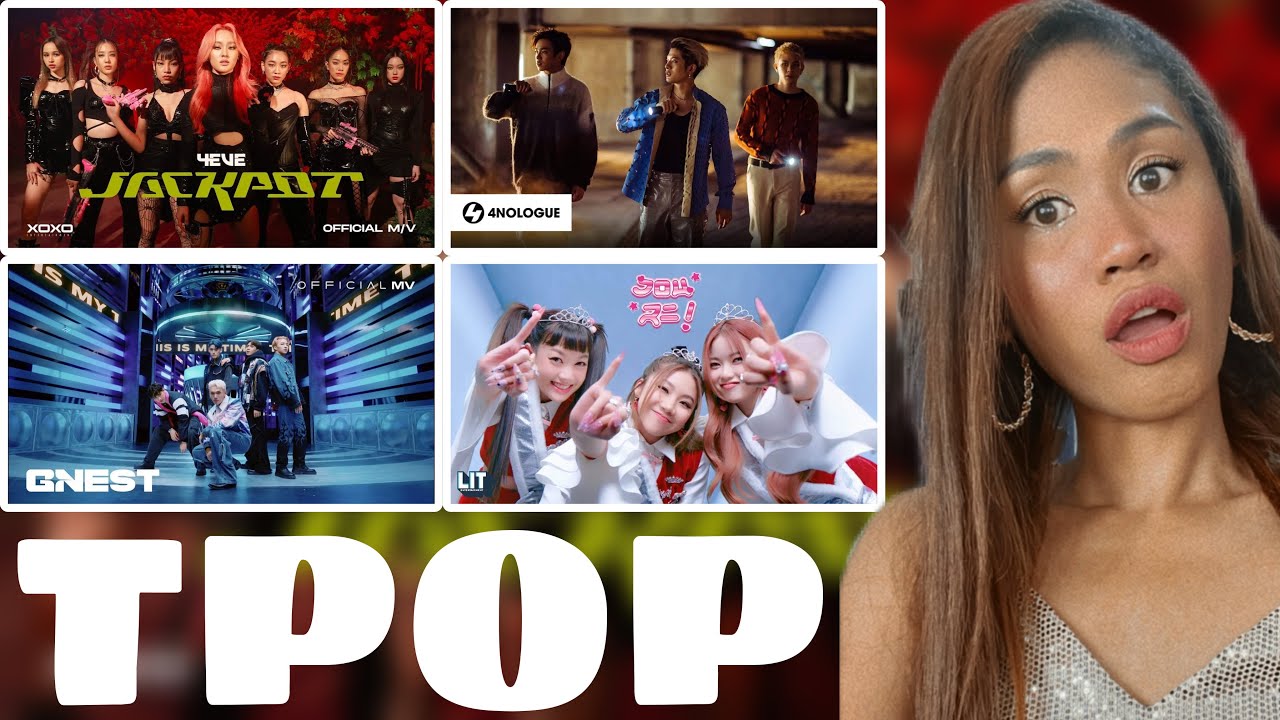 FIRST TIME REACTING TO TPOP (4EVE/TRINITY/PERSES/PiXXiE )