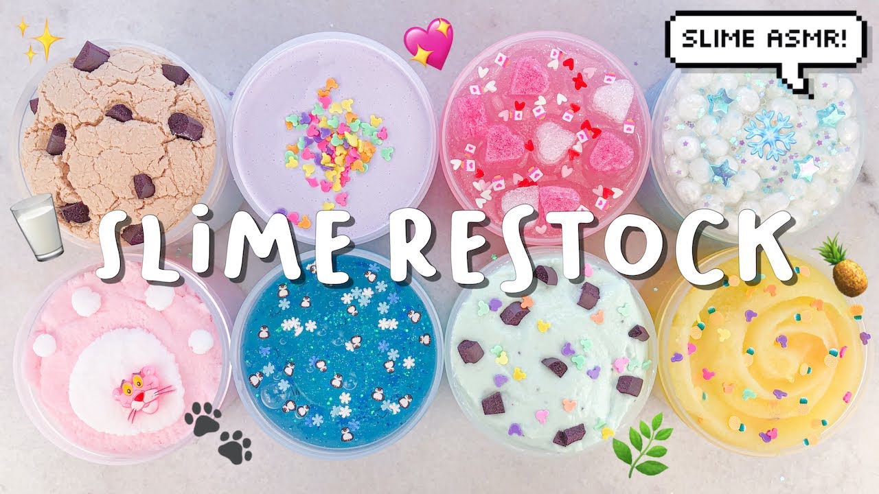 SLIME RESTOCK ASMR: NEW JELLY, BINGSU, & MORE! November 15th 2020