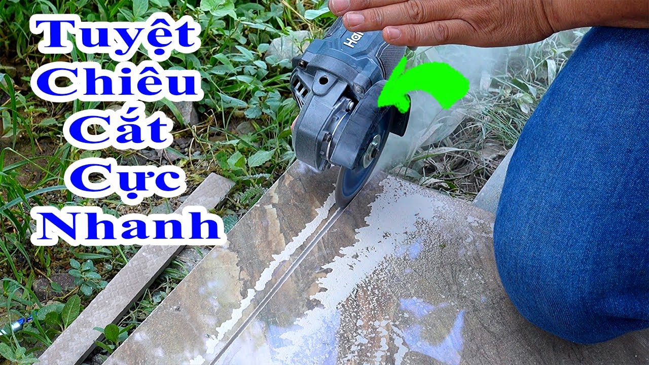 tuyệt chiêu cắt gạch men cực nhanh và cực chuẩn mà nhiều thợ không biết, mẹo cắt gạch men siêu nhanh