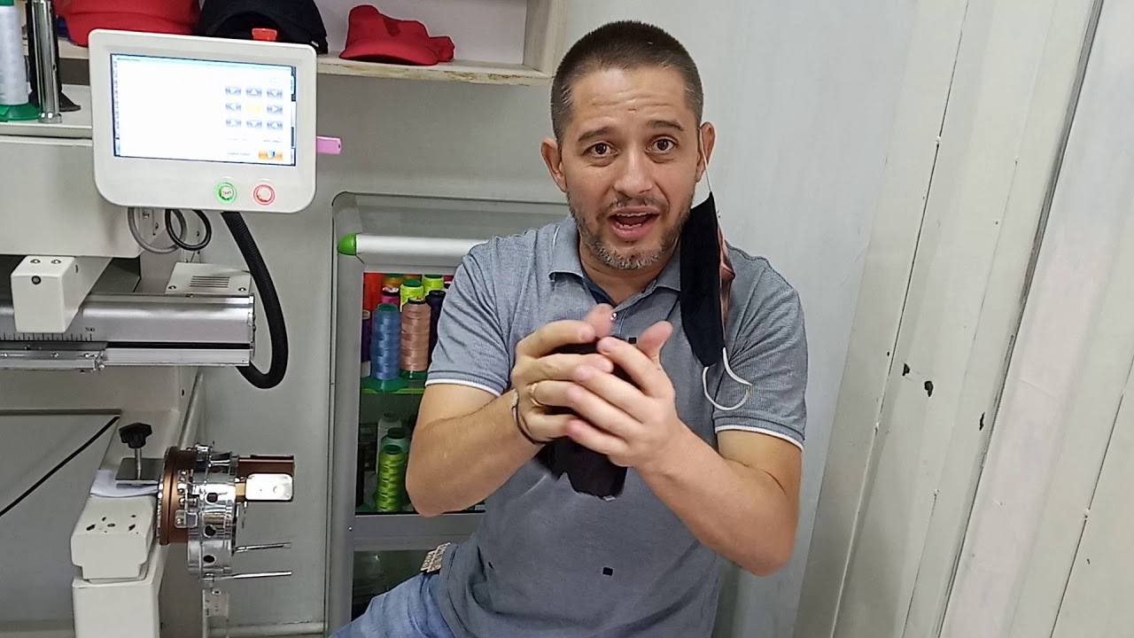 Cómo bordar gorras montaje de gorras paso a paso