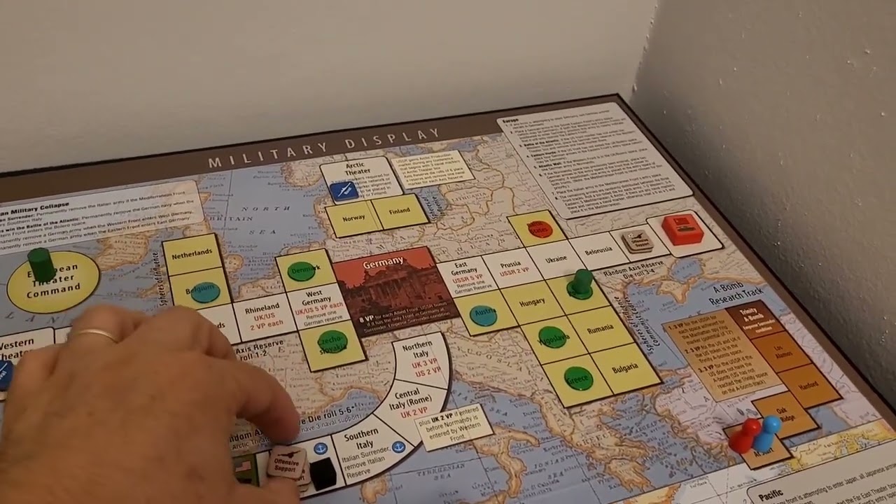 Churchill Solo Playthrough Turn 2 War Phase