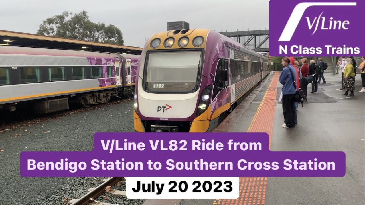 V/Line VL82 Ride from Bendigo Station to Southern Cross Station (Full Trip)