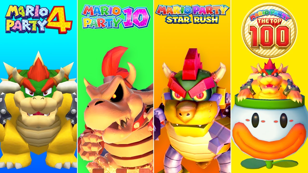 Evolution of Bowser Boss Minigames in Mario Party (2002-2022)