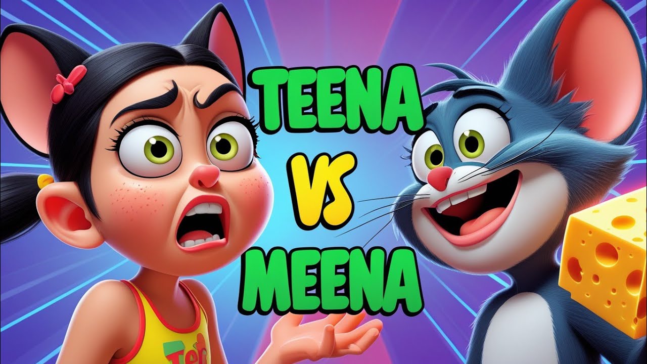 Teena vs Meena – Funny Chase Cartoon || @storybook