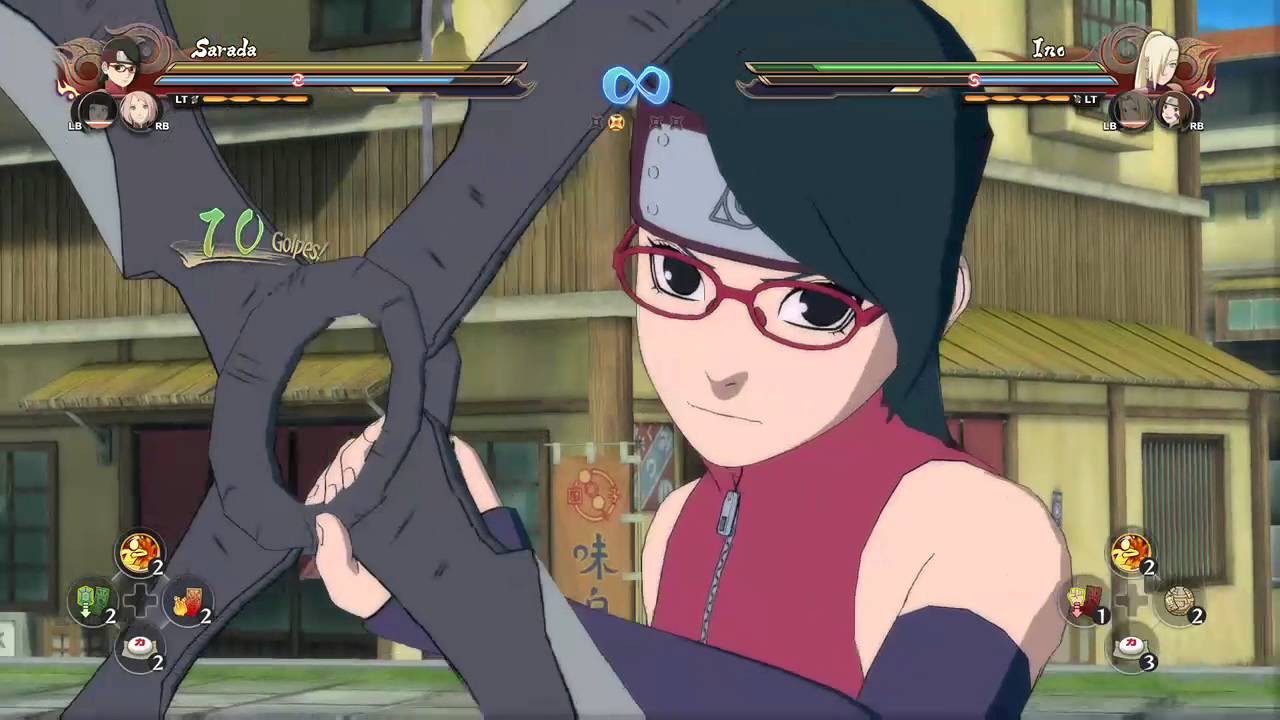 Naruto Storm 4 Dublado PT-BR Sakura, Hinata e Sarada vs Tsunade, Ino e Rin