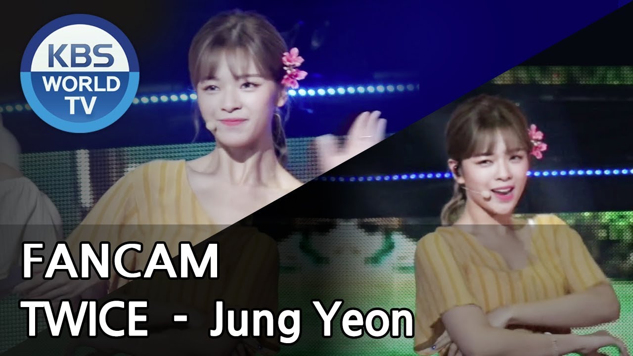 [FOCUSED] TWICE's Jungyeon - Dance The Night Away [Music Bank / 2018.07.20]